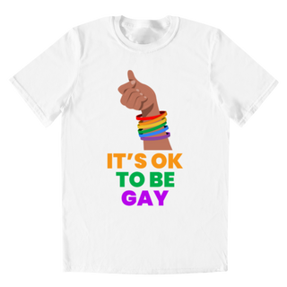 IT´S OK TO BE GAY Algodón peinado