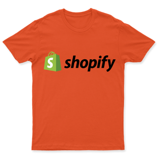 Comprar naranja Playera Unisex Logo Shopify