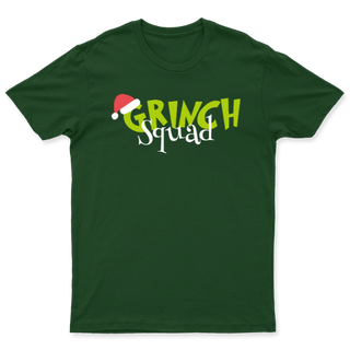 Comprar verde-bosque Playera de Navidad Grinch Squad