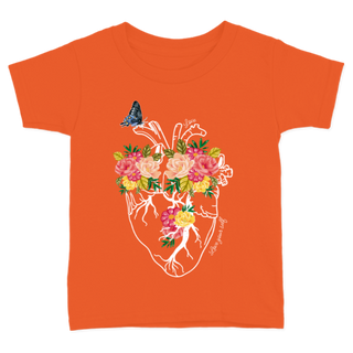 Comprar naranja Corazón de flores para niño