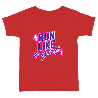 Comprar rojo Run like a girl para niña