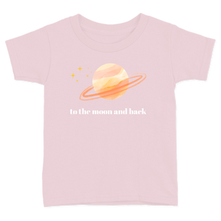 Comprar rosa-pastel To the moon and back planeta para niño
